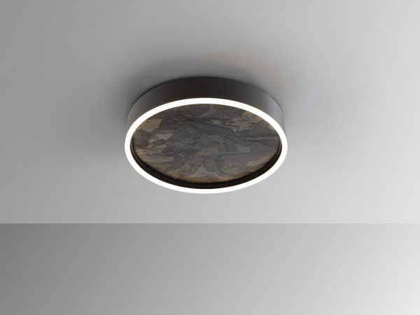 Потолочный светильник Stone CCT- черный LED 40D от интернет-магазина IDODOM.RU