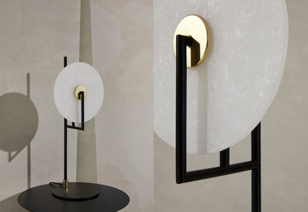 Настольная лампа Erto с алебастровым диском 1096/25 от интернет-магазина IDODOM.RU