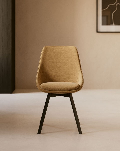 Стул Haston горчичный от интернет-магазина IDODOM.RU