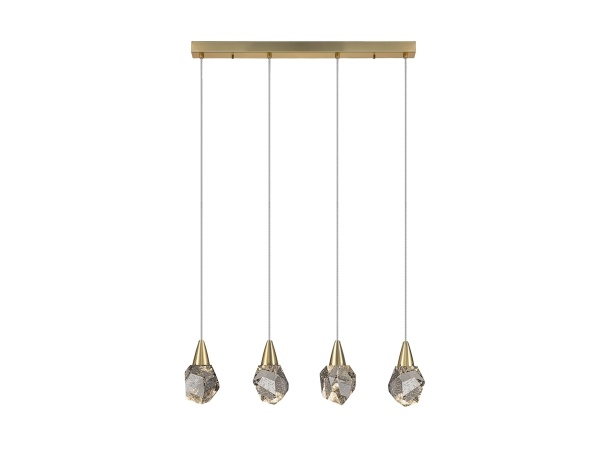 Люстра Aquaria 4L матовое золото от интернет-магазина IDODOM.RU