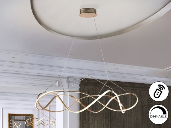 Подвесной светильник Molly 110Ø розовое золото DIM от интернет-магазина IDODOM.RU