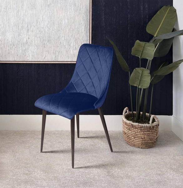 Стул Patrik, бархат синий 29 от интернет-магазина IDODOM.RU