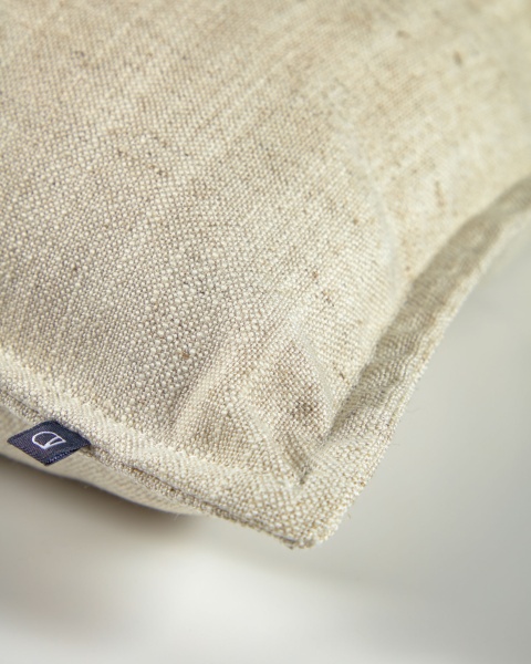 Льняной чехол для подушки Blok белый цвет 30 x 50 см от интернет-магазина IDODOM.RU