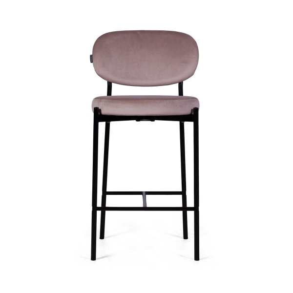 Стул полубарный Mason, бархат светло-серый 26 от интернет-магазина IDODOM.RU