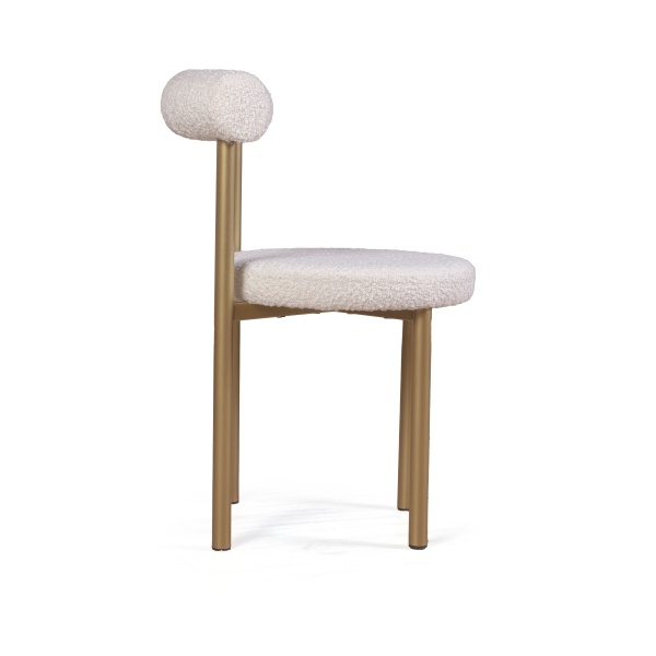 Стул Biggi, букле Turin ivory / опоры золото от интернет-магазина IDODOM.RU