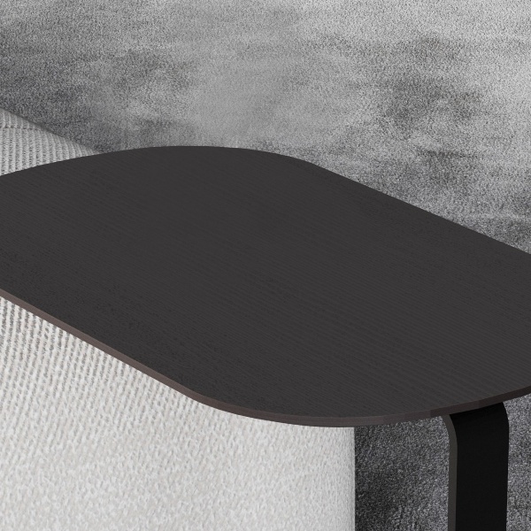 Журнальный столик приставной Side пластик ясень титан от интернет-магазина IDODOM.RU