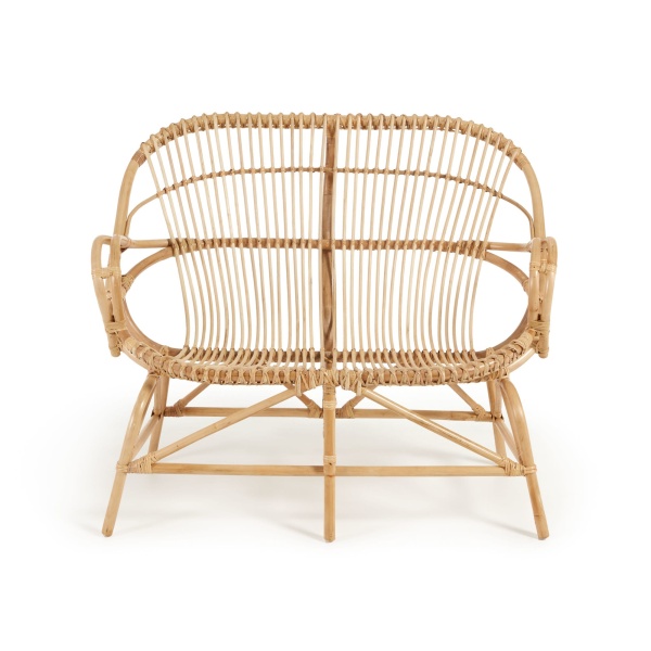 Mimosa Скамейка из ротанга с натуральной отделкой 114 см от интернет-магазина IDODOM.RU