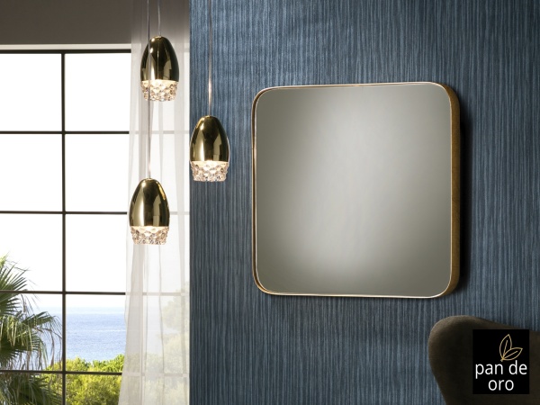 Зеркало квадратное Orio 51х51 золото от интернет-магазина IDODOM.RU