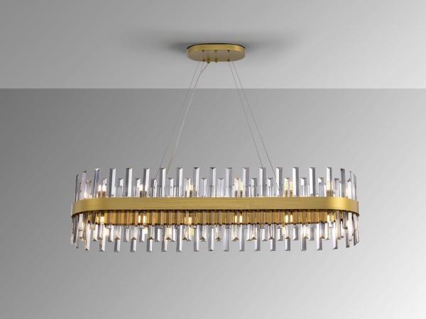 Grace Люстра 28L золотая овальная от интернет-магазина IDODOM.RU