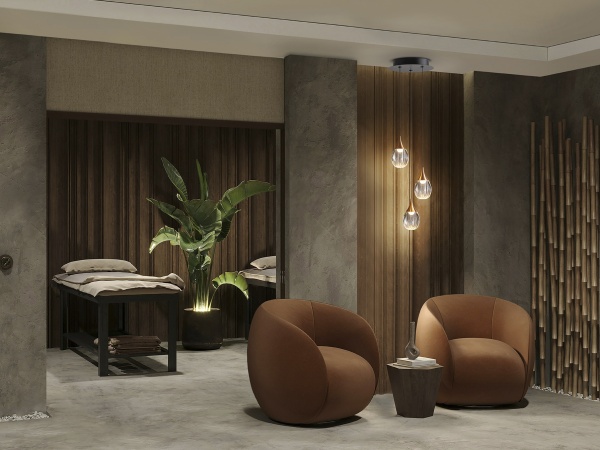 Corina Люстра 1L черно-медный от интернет-магазина IDODOM.RU