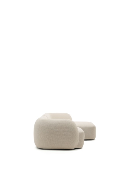 Модульный 4-местный диван Martina цвета экрю с правым шезлонгом 377 см от интернет-магазина IDODOM.RU