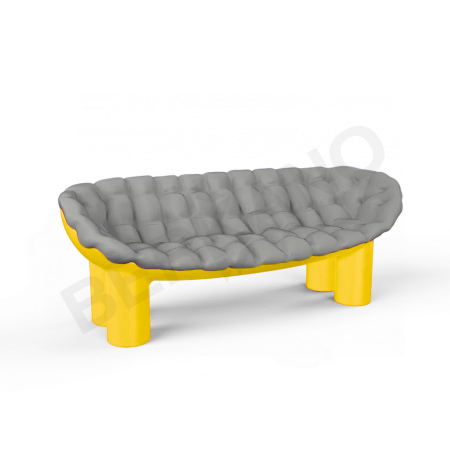 Диван SLON Yellow, Gray