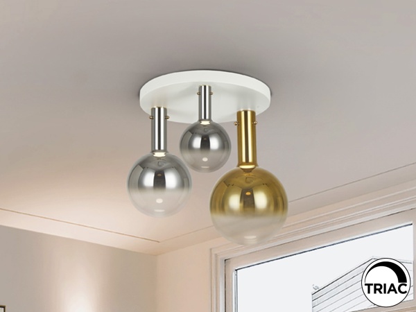 Потолочный светильник Matices 3L белый-дымчатый-золотой от интернет-магазина IDODOM.RU