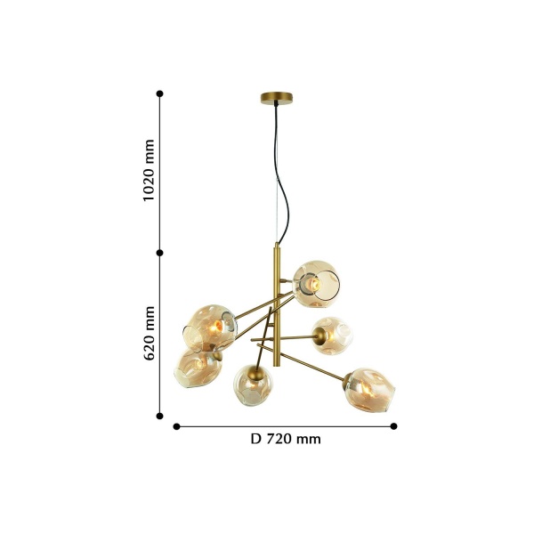 Люстра подвесная Traube от интернет-магазина IDODOM.RU