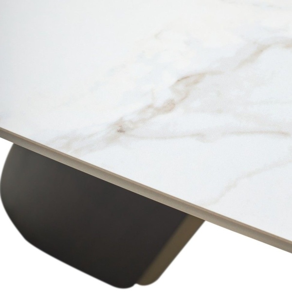 Стол обеденный Seltic (200) керамика глянцевая белая от интернет-магазина IDODOM.RU