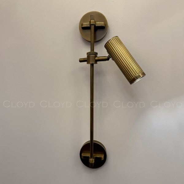 Бра Cloyd METODA-A W1 / выс. 55 см - латунь темная (арт.20461) от интернет-магазина IDODOM.RU