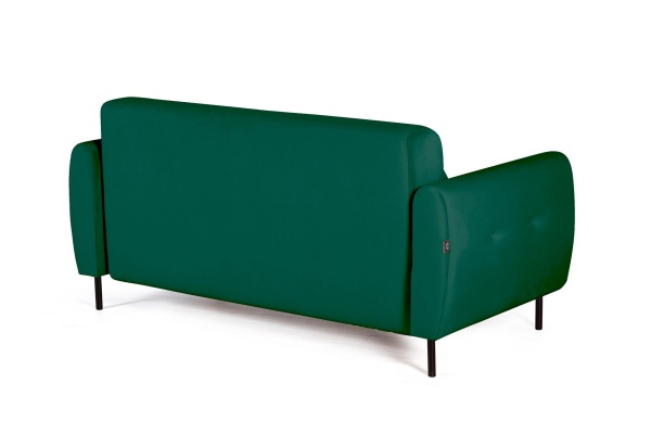 Siena диван-кровать прямой с подлокотниками, бархат зеленый 19 от интернет-магазина IDODOM.RU