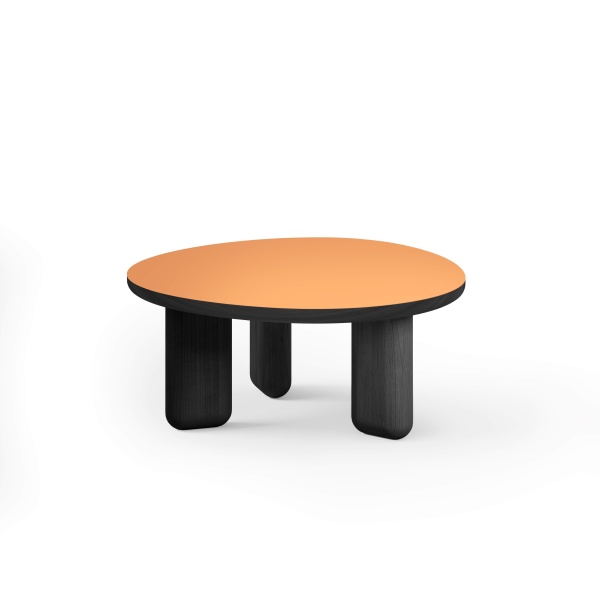 Журнальный столик Momo D800 массив / пластик fenix оранжевый от интернет-магазина IDODOM.RU