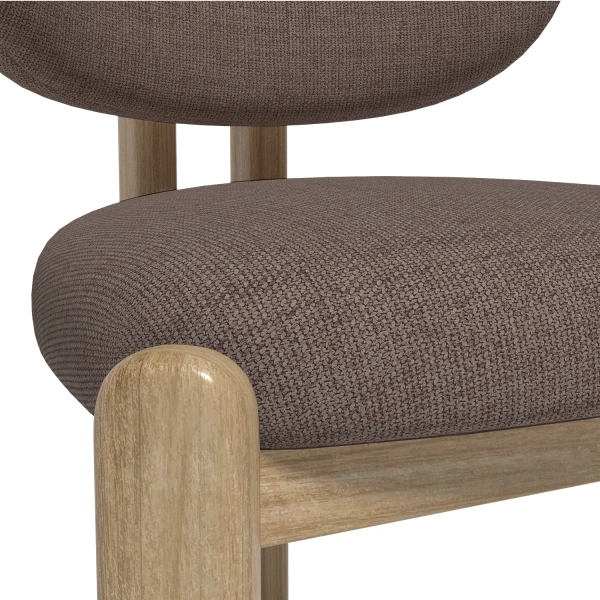 Стул Galloti, дуб светлый, рогожка wellton 297 от интернет-магазина IDODOM.RU