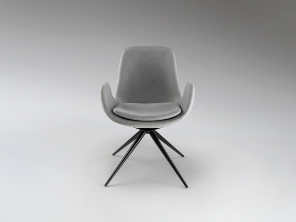 Zuna Кресло поворотное светло-серое от интернет-магазина IDODOM.RU