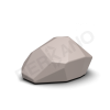 Светильник Polystone 45 кофейного цвета
