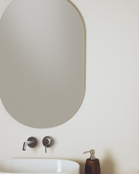 Овальное зеркало для ванной Donia 80 x 50 см от интернет-магазина IDODOM.RU