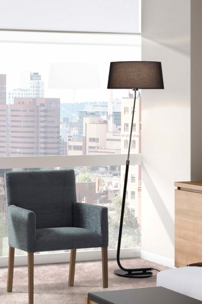 Торшер Hotel черный от интернет-магазина IDODOM.RU