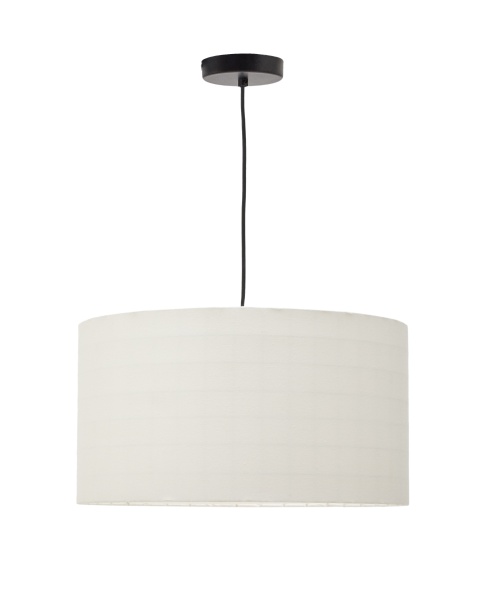 Dulan Подвестной светильник Ø45 см ткань белая от интернет-магазина IDODOM.RU