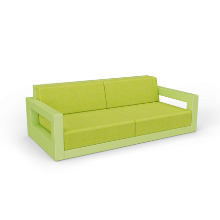 Диван Quarter lounge с подушками Spring Green / Green