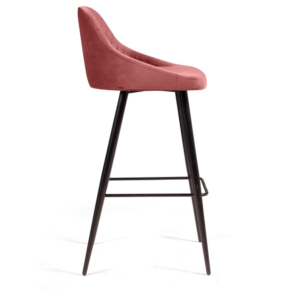 Стул барный Douglas ромб, бархат пудровый 15 от интернет-магазина IDODOM.RU