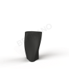 Кашпо Twist 68 DB черного цвета