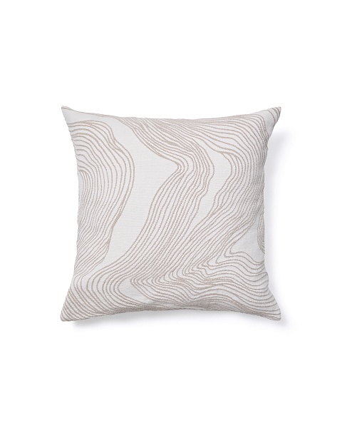 Чехол для подушки Ondara с бежевым графическим узором 50 x 50 см от интернет-магазина IDODOM.RU