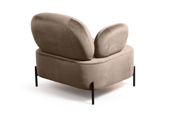 Кресло Dandy, бархат пепельно-бежевый 25 от интернет-магазина IDODOM.RU