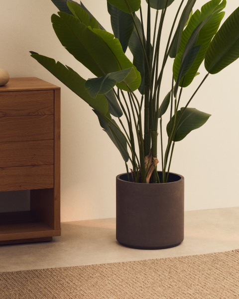 Набор Sintina из 3 цветочных горшков серого цвета Ø 23 см / Ø 27,5 см / 32 с от интернет-магазина IDODOM.RU