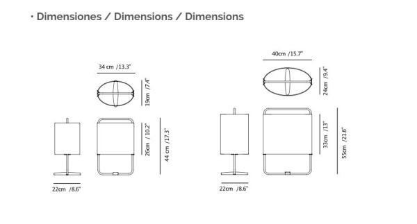 Настольная лампа Margot H 44 черный никель от интернет-магазина IDODOM.RU