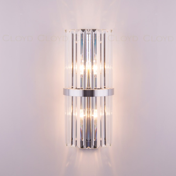 Бра Cloyd MILLOM-A W2 / выс. 45 см - хром (арт.20193) от интернет-магазина IDODOM.RU