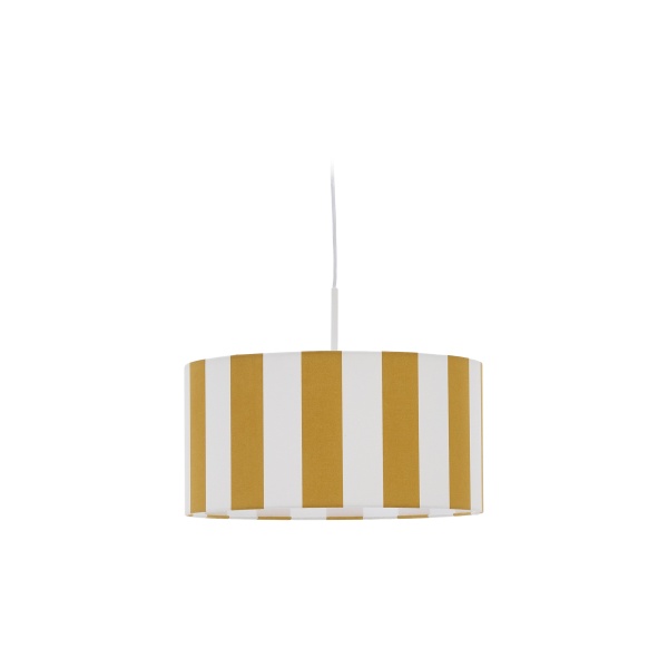 Ciral Абажур потолочного светильника с желтыми и белыми полосками Ø 40 от интернет-магазина IDODOM.RU