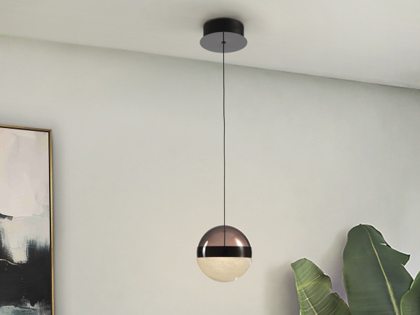 Подвесной светильник Orbes1L D15 черный хром от интернет-магазина IDODOM.RU