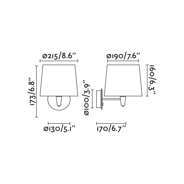 Бра Gonga черное от интернет-магазина IDODOM.RU