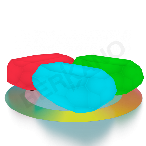 Светильник Polysquare 85 Snow White RGB ACC