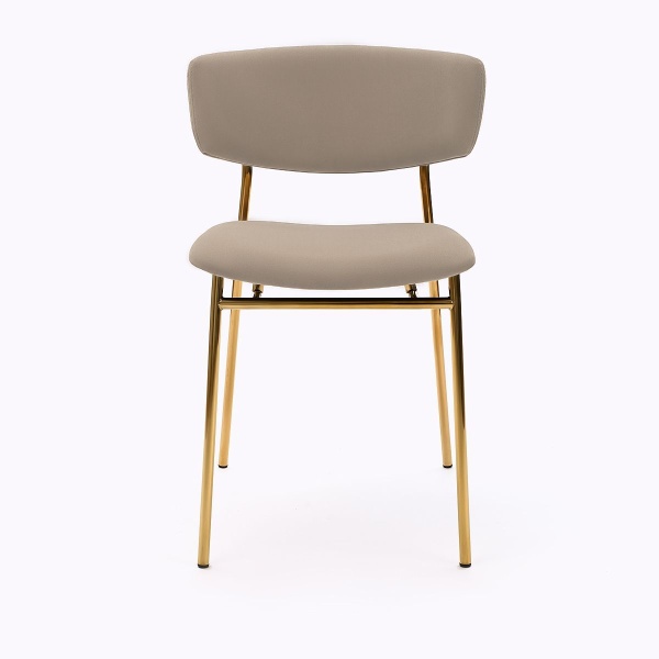 Стул Deimos, микровелюр латте, опоры золото от интернет-магазина IDODOM.RU