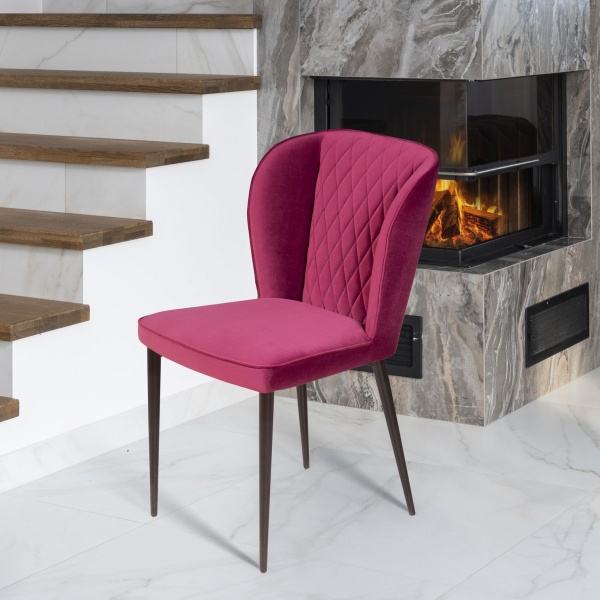 Стул Next, бархат винно-красный 16 new от интернет-магазина IDODOM.RU