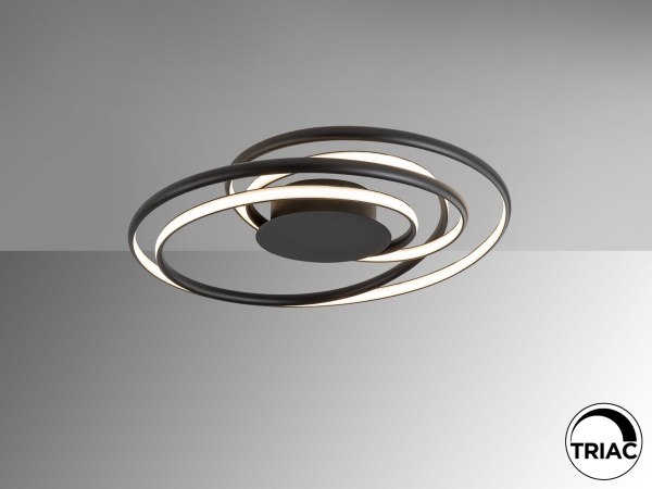 Потолочный светильник Danza D70 черный от интернет-магазина IDODOM.RU