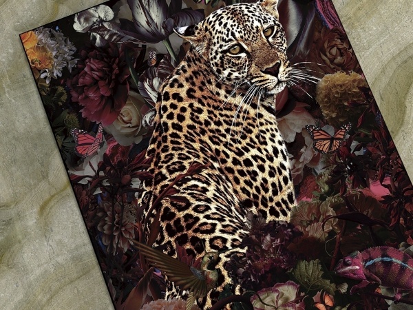 Печатная фотография на стекле Leopardo 80x120 от интернет-магазина IDODOM.RU