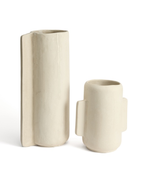 Ваза из папье-маше Mireni бежевая 38 см от интернет-магазина IDODOM.RU