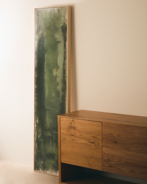 Абстрактная картина Selnar зеленая 182 x 47 см от интернет-магазина IDODOM.RU