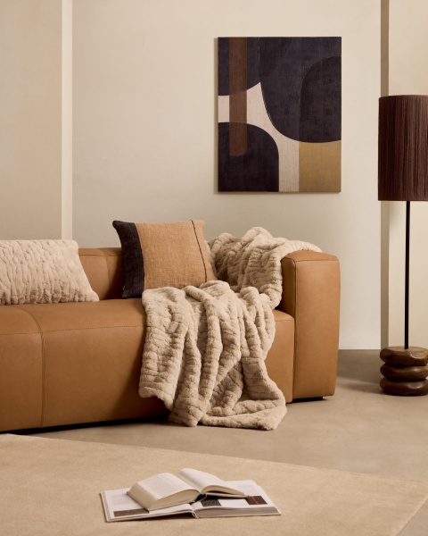 Tonol коричневый абстрактный холст 100 x 80 см от интернет-магазина IDODOM.RU