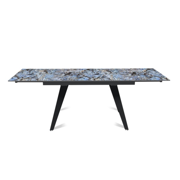 Стол раскладной Rhein (140+40+40), керамика глянцевая Lemurian Blue от интернет-магазина IDODOM.RU