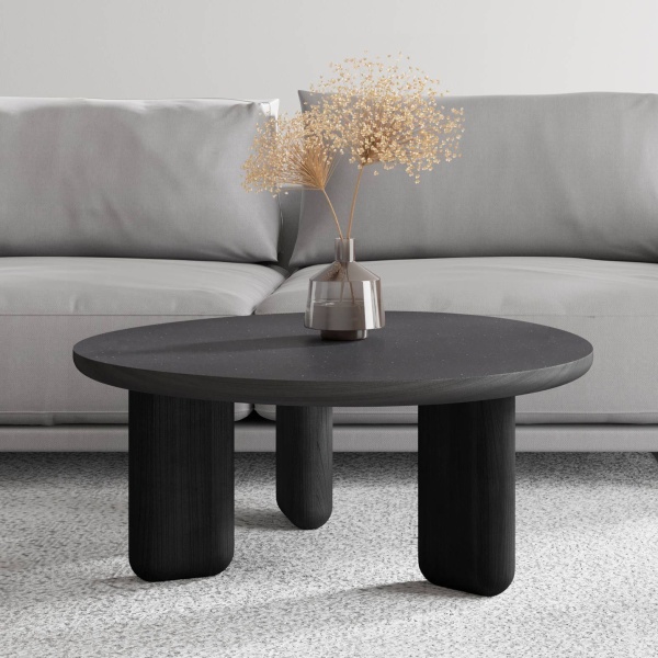 Журнальный столик Momo D800 массив / пластик hpl асфальт от интернет-магазина IDODOM.RU