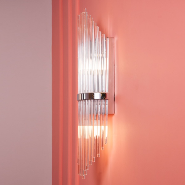 Бра Cloyd CADANCE-A W2 / выс. 60 см - хром (арт.20138) от интернет-магазина IDODOM.RU